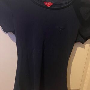 GUESS Women's Navy Short Sleeve Tee